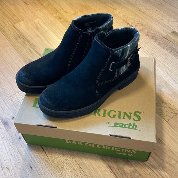 Earth Origins Tate Suede Ankle Boots Women 7 - Picture 1 of 6